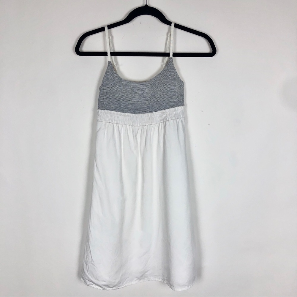 Lululemon Bliss Dress White Black Stripe Athletic